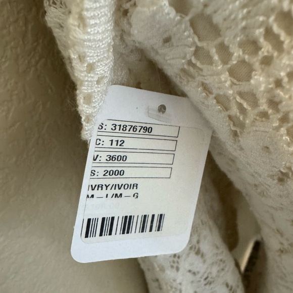 Free People Jen’s Pirate Booty French Bardot Lace Tunic - Picture 7 of 11